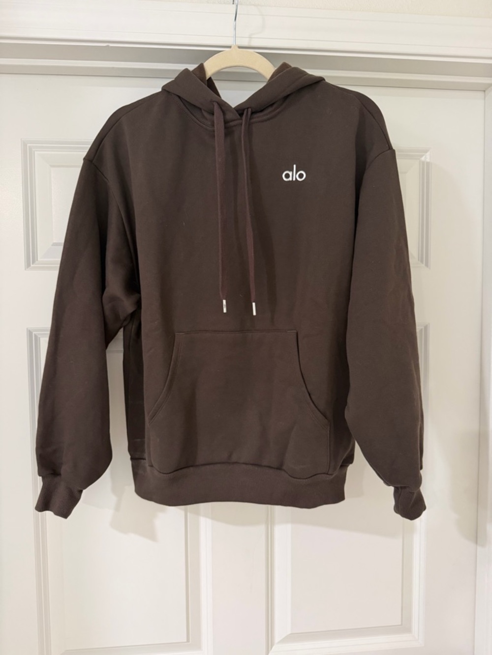 ALO Yoga Accolade Hoodie in Espresso- Size XXS